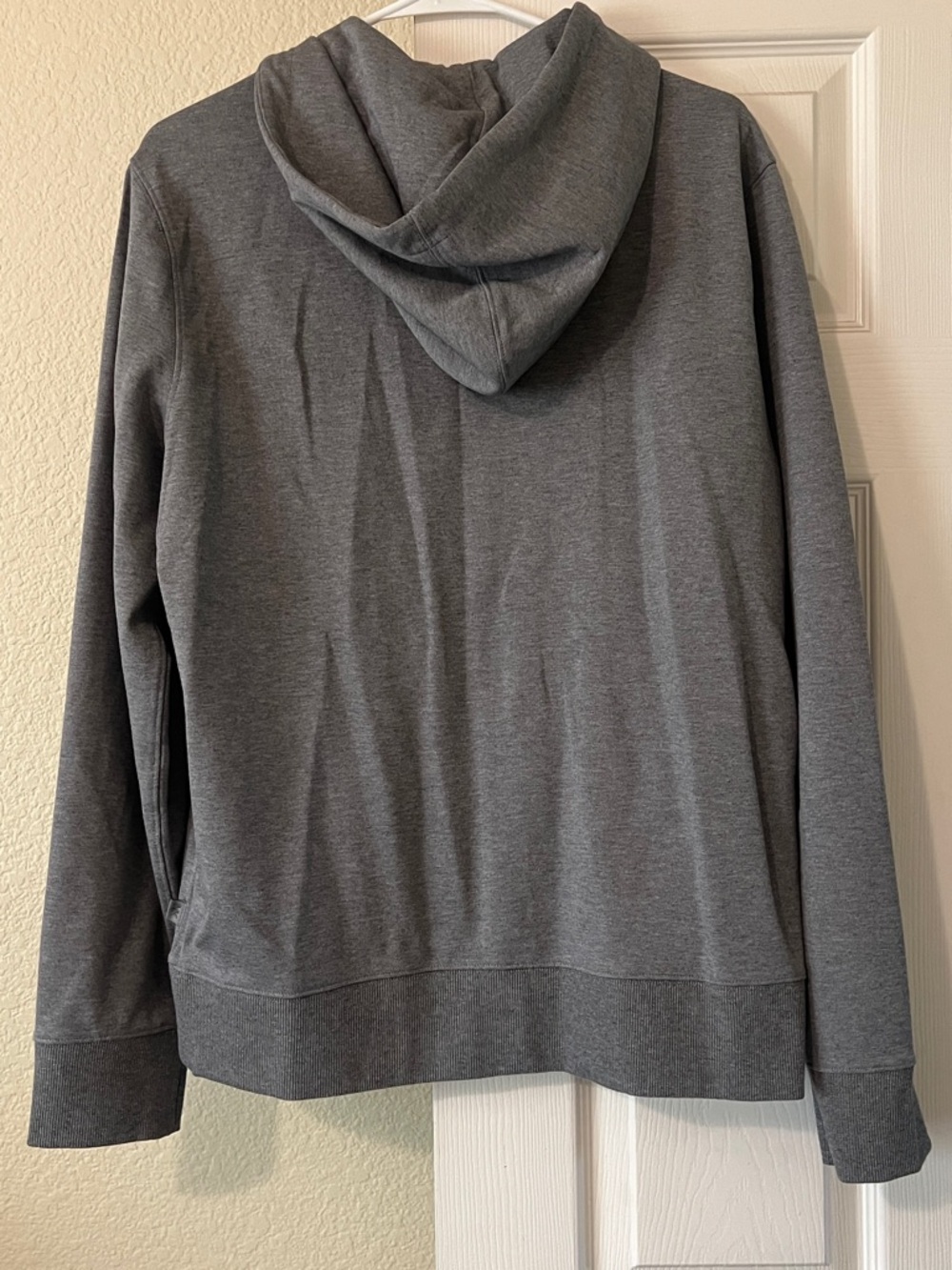 Michael Kors Men's Light Gray Zip-Up Hooded Sweatshirt - Picture 6 of 7